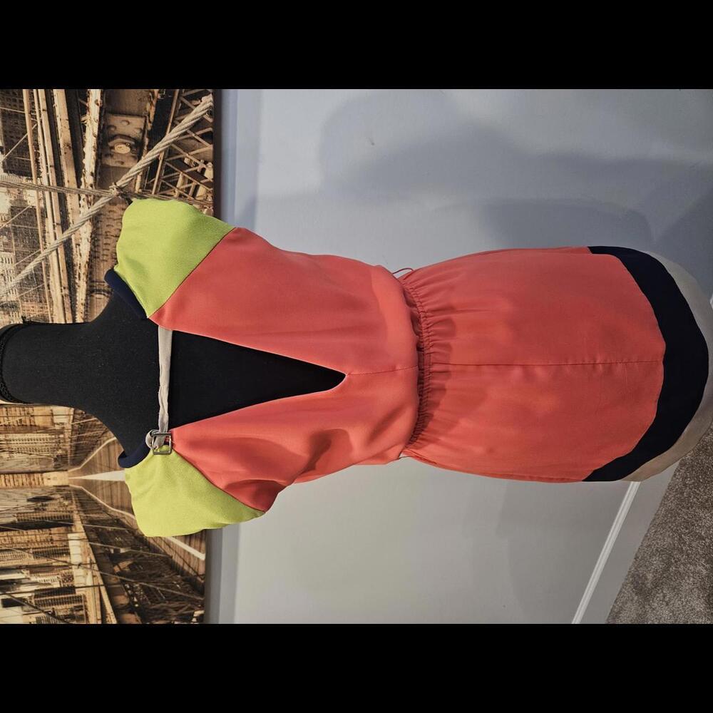 Stylish C. Luce Color Block Dress - Size S - Picture 3 of 8